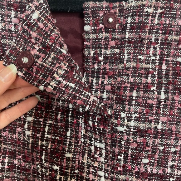 Brooks Brothers Tweed Jacket - Burgundy and White 6 - Picture 4 of 10